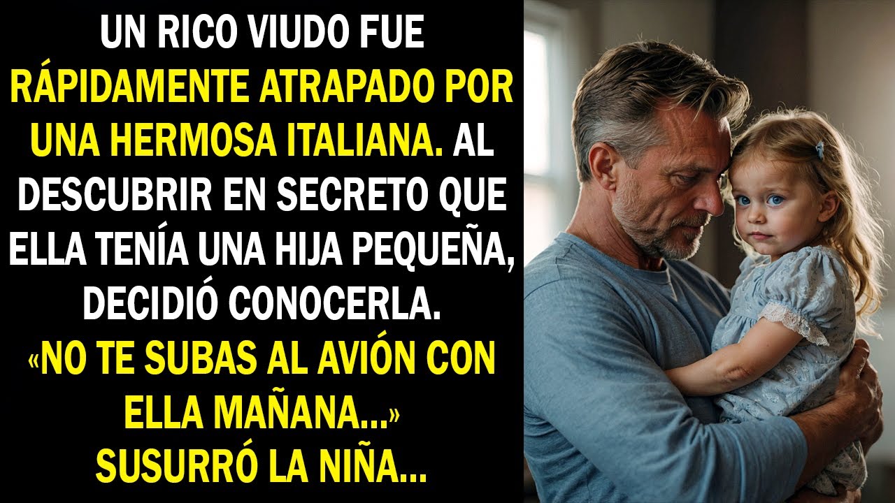 Un rico viudo fue rápidamente atrapado por una hermosa italiana. Al descubrir en secreto que ella...