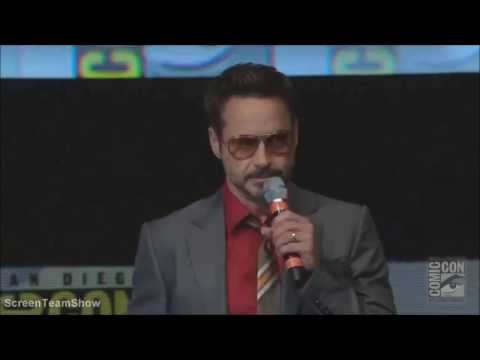 Robert Downey Jr. Cool Entrance On Comic Con