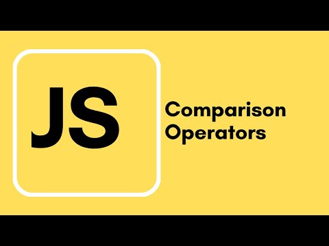 Javascript Tutorial 17 Comparison Operators