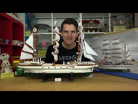Das schönste Schiff! 4000-Teile Gorch Fock von BlueBrixx®! 104471 Das Segelschulschiff als BB Pro