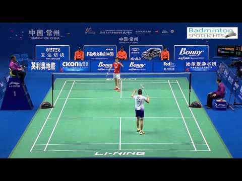[Highlights] 2014 Badminton China Masters WSF Liu Xin vs Shen Ya Ying