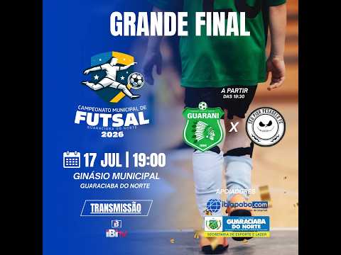 Hoje tem transmissão ao vivo das semifinais do Municipal de Futsal de Guaraciaba do Norte!
