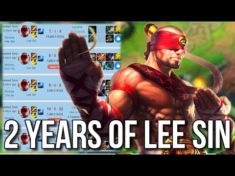 2 Years of Playing Lee Sin in 10 Minutes - League of Legends