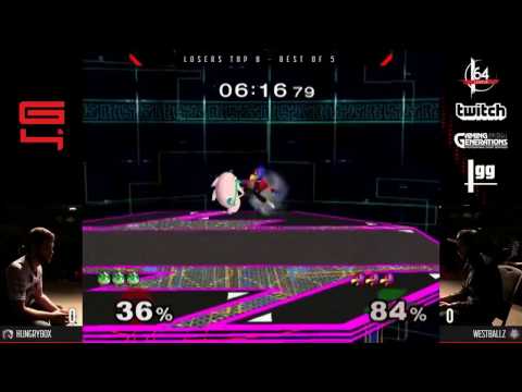 Genesis 4 (Español) Melee Losers Top 8 - Liquid|Hungrybox vs G2|Westballz