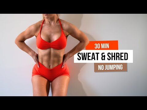 DAY 7 - 30 MIN SWEAT & SHRED Workout – Low Impact, No Equipment, No Jumping