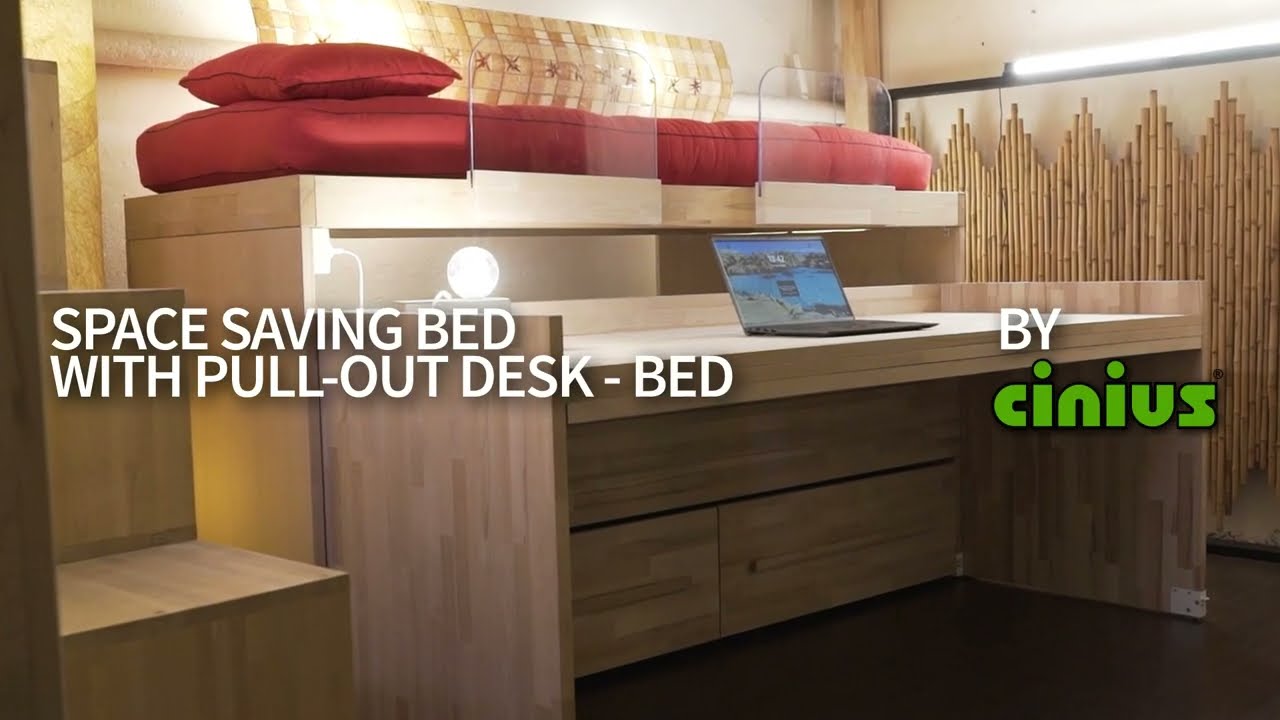 SpazioBed Estraibile: Letto e Scrivania in un'unica soluzione salva-spazio