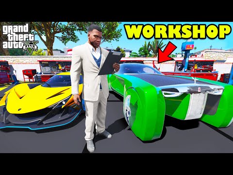 Franklin Sold Most Expensive Luxury Car In His Workshop in GTA 5 | SHINCHAN and CHOP