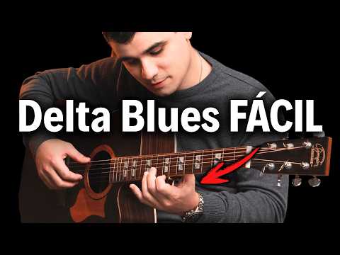 Aprenda o VERDADEIRO BLUES sem sair do BRASIL (Violão canta SOZINHO)