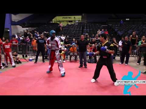 Ryan George vs Justin Ortiz - Superfights Semi Final - Kratos World Karate Championships 2014