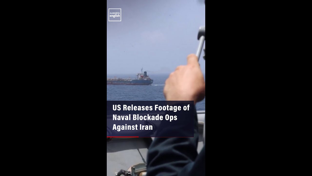Video | US Releases Footage of Naval Blockade Ops Against Iran