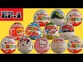 12 Surprise Eggs Kinder Surprise Disney Hello Kitty Ozmo Eggs Angry Birds Eggo Toys Marvel