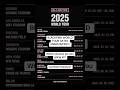 BLACKPINK 2025 World Tour Dates Kpop Blackpink Blink Jennie Lisa Rosé Jisoo Shorts Short
