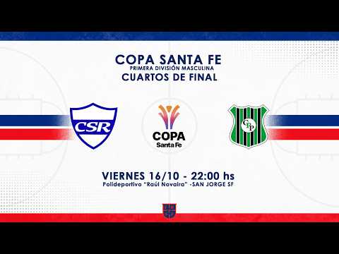 COPA SANTA FE Mayores Masculino | Cuartos de Final | Sp Rivadavia S.Genaro vs Platense Reconquista