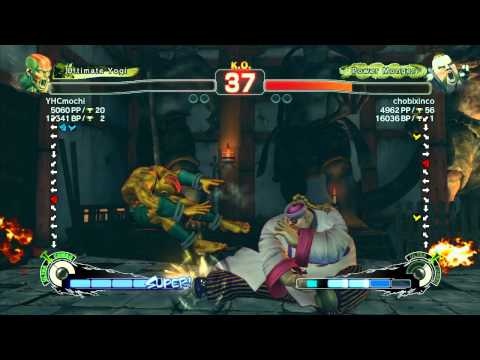 SSF4 AE: YHCmochi (Dhalsim) vs chobixinco (Rufus) - Ranked Match (720p HD)