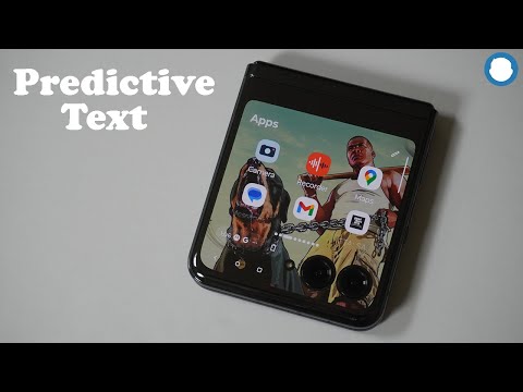 Motorola Razr Plus - How to Enable / Disable Predictive Text