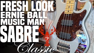 Video thumbnail for Ernie Ball Music Man Sabre Classic x 2 - Testing BOTH flats and rounds! - LowEndLobster Fresh Look by LowEndLobster