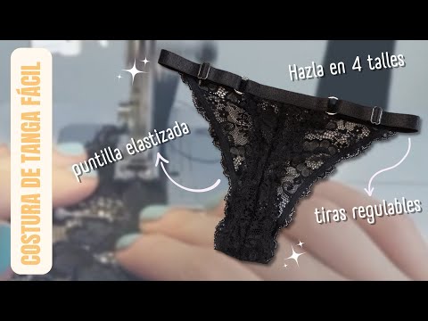 Como coser una TANGA AJUSTABLE super facil | Mis Moldes 🧡