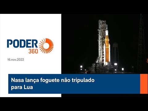 Nasa lança missão Artemis 1 rumo à Lua