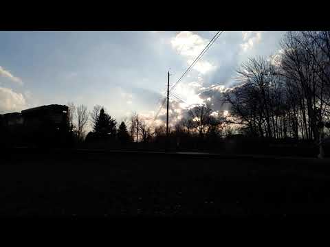 ns long hood forward 1116 ballast train