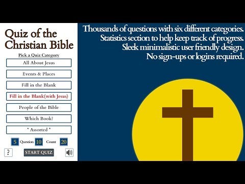 Quiz of the Christian Bible (  Video