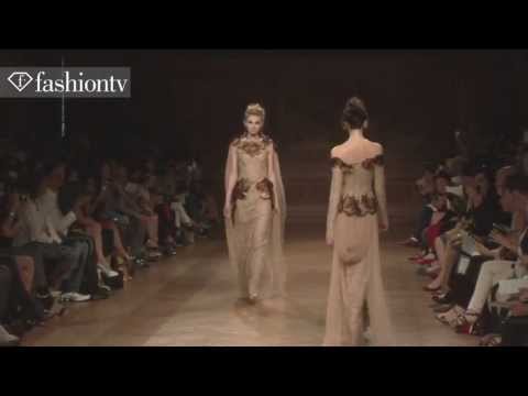 Oscar Carvallo Couture Fall Winter 2013 14 Show   Paris Couture Fashion Week   FashionTV