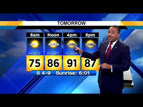Thursday, July 4, 2019 evening weather forecast