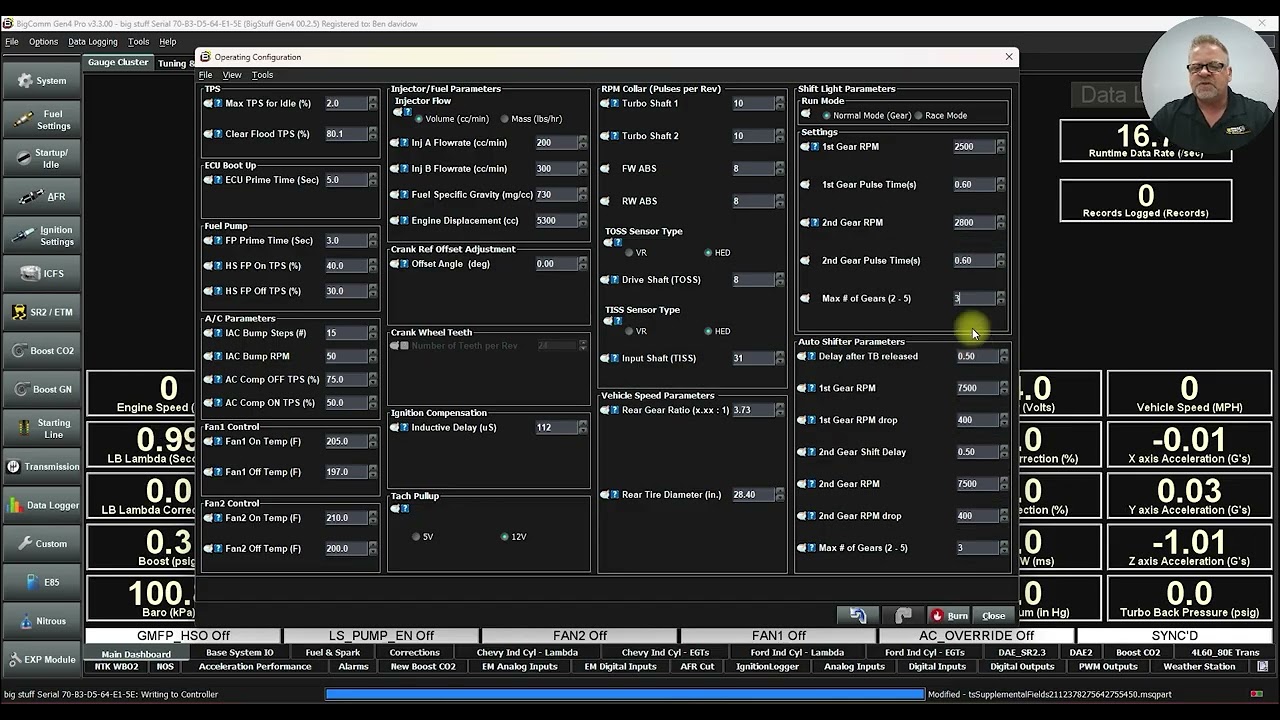 Shift Light Configuration