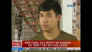 UB: Ken Chan, ala-Boyet na kumasa sa "Ken't say no challange"