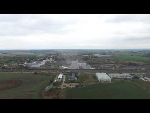 DJI P3A Grube Teutschenthal kurzer rundflug