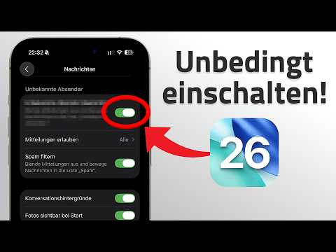 iOS 26 Einstellungen, die du SOFORT einschalten solltest