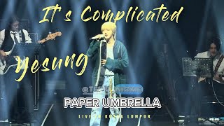 Download lagu [4K] 예성 YESUNG - PAPER UMBRELLA | IT’S COMPLICATED IN KL | 2025.04.12 mp3
