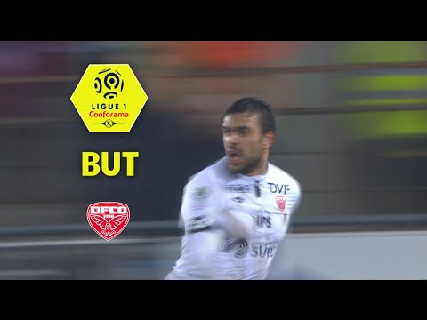 But Oussama HADDADI (45' +1) / RC Strasbourg Alsace - Dijon FCO (3-2)  / 2017-18
