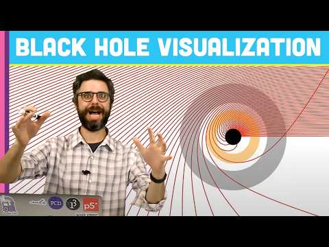 コーディングチャレンジ #144: 2Dブラックホールの可視化 (Coding Challenge #144: 2D Black Hole Visualization)
