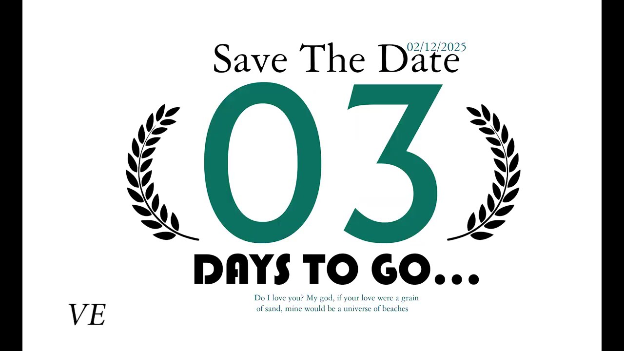 “Save the Date PSD Template Free Download | Wedding Invitation Design”