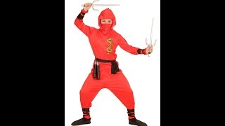 CARTOON VESTITO CARNEVALE + ACCESSORI RED DRAGON