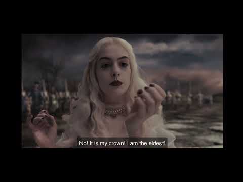 The Queen of hearts shouting "Jabberwocky"