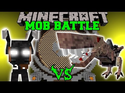PopularMMOs - MORBID HARVESTER VS NASTYSAURUS & HAMMERHEAD - Minecraft Mob Battles - Mods