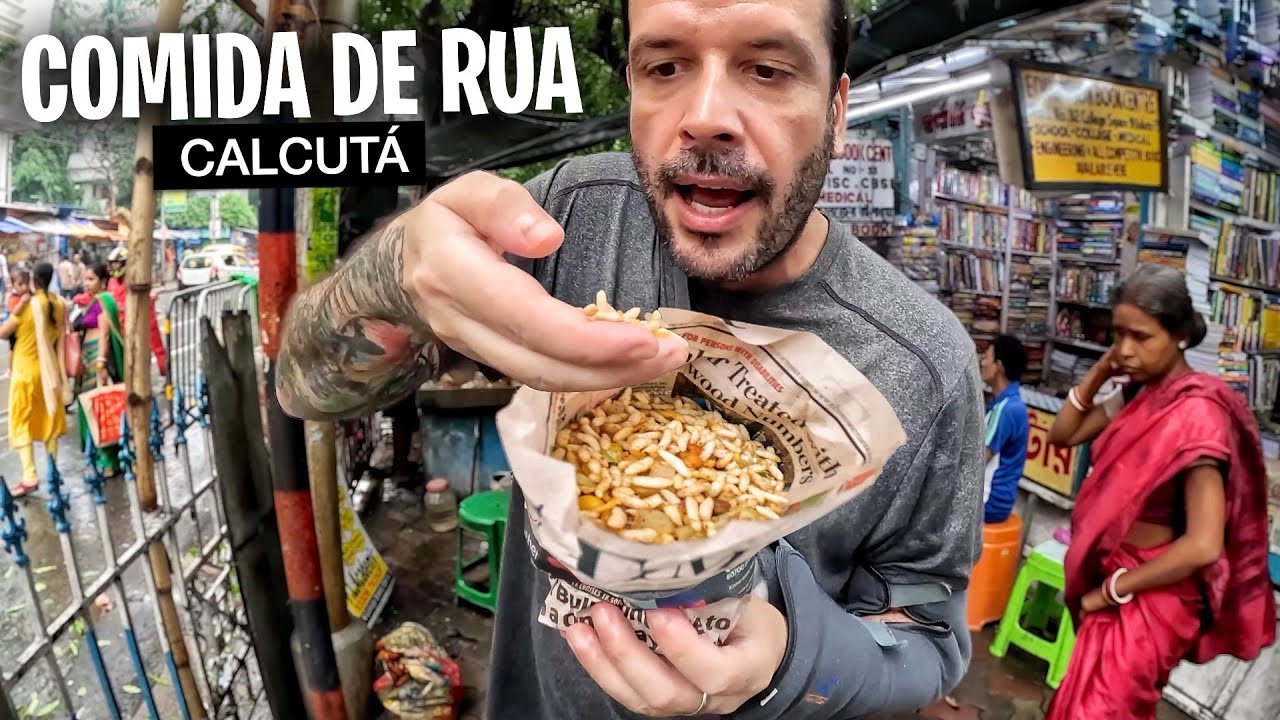Provando 20 COMIDAS DE RUA em Calcutá na INDIA 🇮🇳 [Documentário Completo]