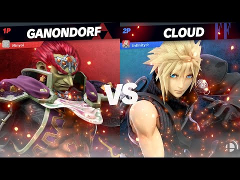 Super Smash Bros Ultimate Ninyoi (Ganondorf) vs Infinity (Cloud)