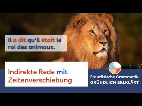 Französisch Indirekte Rede und indirekte Frage mit Zeitenverschiebung Erklärung [GRÜNDLICH ERKLÄRT]