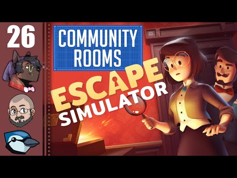 Let's Play Escape Simulator Co-op Part 26 - Community Rooms: Virtual (Furry) Intelligence