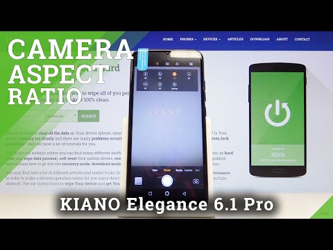 How to Change Camera Aspect Ratio in KIANO Elegance 6.1 Pro – Camera Function
