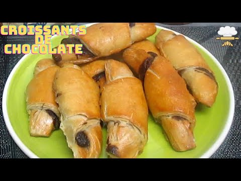 CROISSANTS de CHOCOLATE/🥐 Hazlos tú mismo y sorprenderás a todos en tu casa