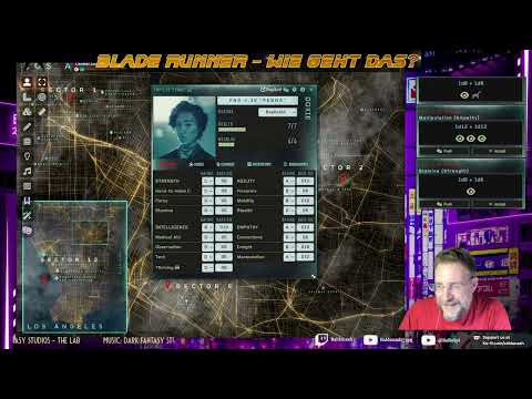 Blade Runner RPG + Foundry VTT - kurz erklärt
