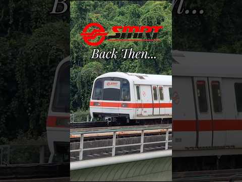 SMRT Trains 🇸🇬 Then & Now Comparison #singapore #mrt