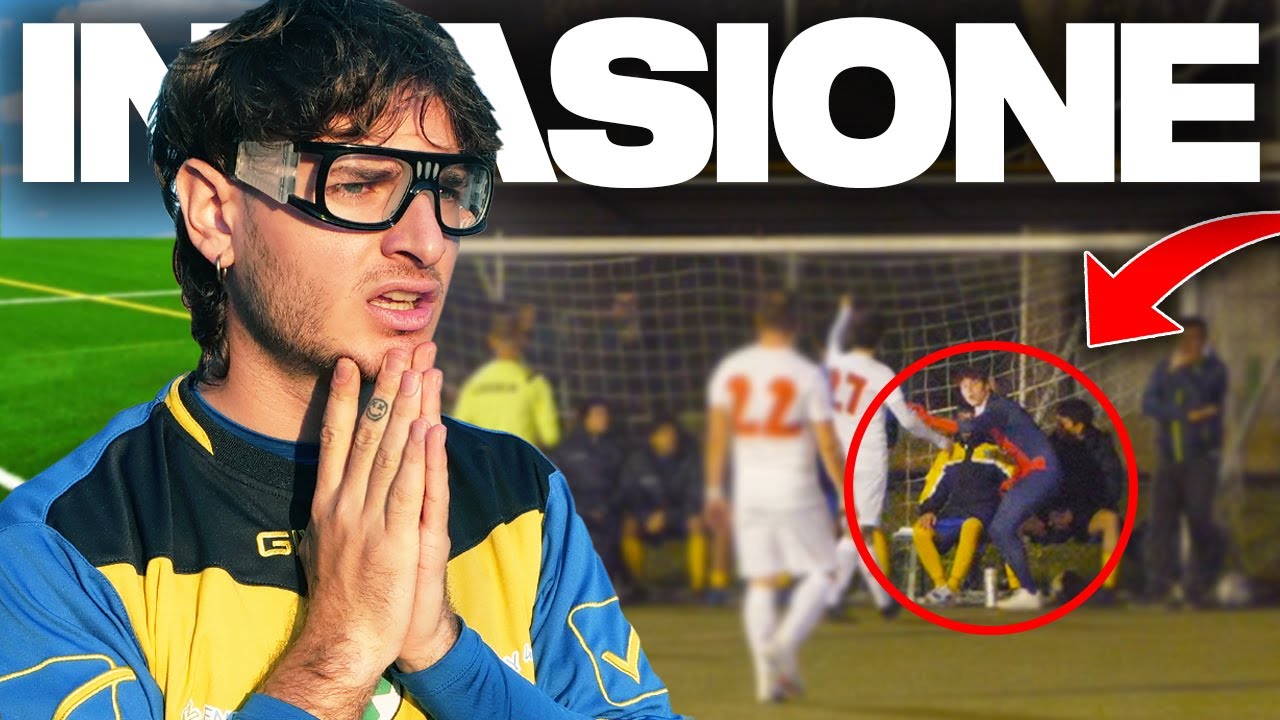 🤬⚽️ INVASIONE DI CAMPO del ROSSO nella MIA PARTITA in TERZA CATEGORIA! (rischia tantissimo!)