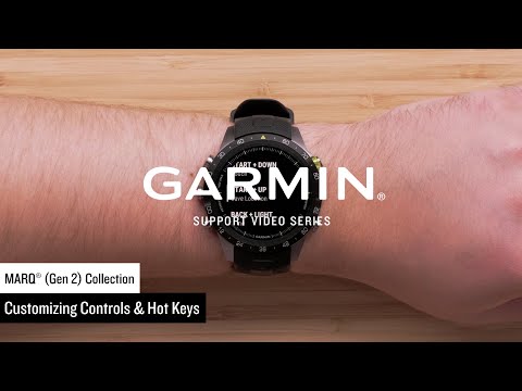 Garmin Support | MARQ® Collection (Gen 2) | Customizing Controls & Hot Keys