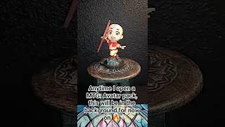 Avatar: The Last Air Bender Figurine - Background for MTG: Avatar pack openings #avatar #mtg #cards