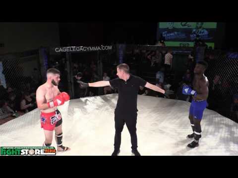 Seanie Dinnegan v Soloman Simon - Cage Legacy Kickboxing 2