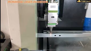 Máy Laser cnc cắt ống cắt hộp nạp phôi tự động nguồn cắt 2000w